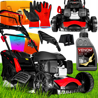 Benzínová kosačka Venom s košom, objem 202 cm³. kôš 62 l, šírka kosenia 51 cm